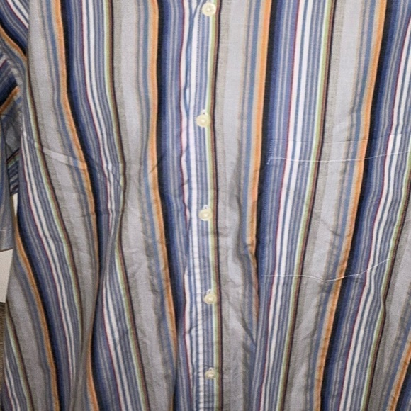 Men’s Pre Own As Is Alexander Julian Coppers Size XXL 2XL Multicolored Shirt s/s - Picture 4 of 5